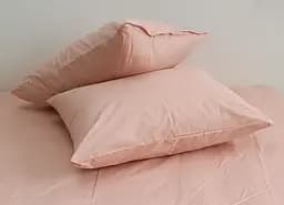 Комплект постільної білизни TAG Tekstil Сімейний Персиковий 000163437 (Pale Blush) - мініатюра 3