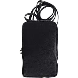 Невелика шкіряна сумка для телефону UP2 Fashion чорна sum0028777