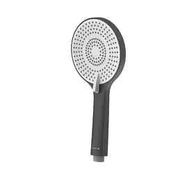 Ручной душ Imprese SPR144 120 мм, 3 режима, дисковый переключатель, ABS, біла кришка, чорний black matt f03600110NW, Черный матовый