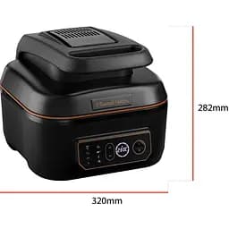 Мультипіч Russell Hobbs SatisFry Air&Grill 1745 Вт чорно-помаранчева (26520-56) - мініатюра 6