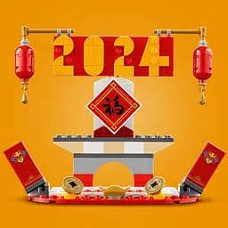 Конструктор LEGO Iconic Святковий календар 345 деталей (40678) - мініатюра 4