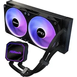 Система водяного охолодження ASRock Pro 240 ARGB - мініатюра 2