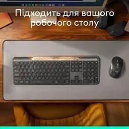 Клавіатура Logitech Slim Solar+ Bluetooth Graphite (920-013764) - мініатюра 8