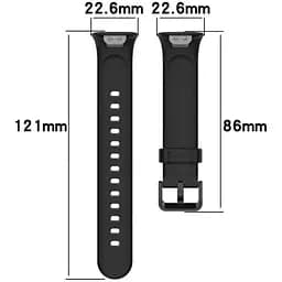 Силіконовий ремінець BeCover для Xiaomi Mi Smart Band 7 Pro Red (708603) - мініатюра 4
