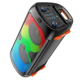 Колонка бездротова Hoco Manhattan dual mic outdoor BS53 з 2 мікрофонами чорна - мініатюра 5