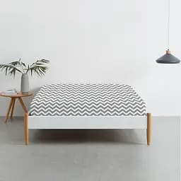 Простирадло Cosas на резинці 100х200 grey zigzag cs1, сірий (ZigGrey_100x200x20) - мініатюра 2