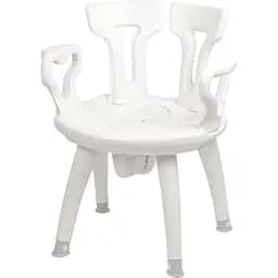 Стул гигиенический для душа FreeOn ТЕ-74 пластиковый белый 74 см