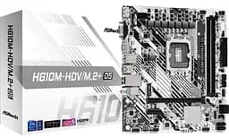 Материнська плата AsRock H610M-HDV/M.2+ D5 (H610M-HDV/M.2+ D5) (Socket 1700, Intel H610, Micro-ATX) Б/в - мініатюра 5