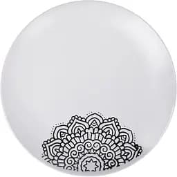 Тарілка обідня Limited Edition Kora 25 см біла (JH5277S-2)