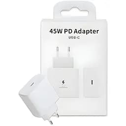 Зарядний пристрій Hoco Adapter 45W white