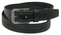 Ремінь під брюки Skipper 1052-35 натуральна шкіра 3,5 см Чорний