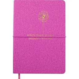 Блокнот діловий Buromax Nice А5 96 арк. в клітинку обкладинка штучна шкіра малиновий (BM.295115-29)