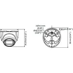 Камера відеоспостереження Hikvision (DS-2CE76U1T-ITMF (2.8) - мініатюра 3