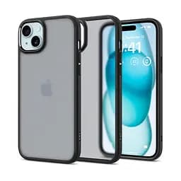 Чехол Spigen Ultra Hybrid для iPhone 15 Plus Frost Black (ACS06656) + защитное стекло - мініатюра 11