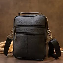 Чоловік шкіряний месенджер Vintage 18,5х24х6 см sum0013951 - мініатюра 7