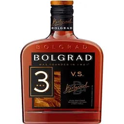 Бренді України Bolgrad VS 3 зірки 40% 0.25 л