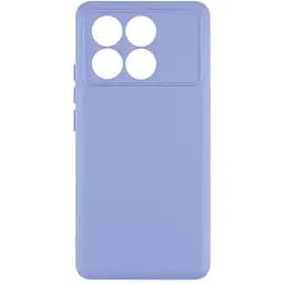 Чохол Silicone Cover з рамкою камери A Xiaomi Poco X6 Pro 5G Lilac (34618_3342272)