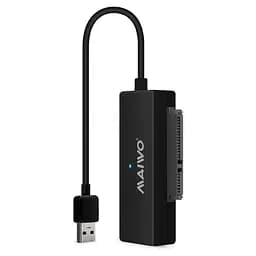 Адаптер Maiwo K104A USB 3.0 - SATA III, с блоком питания 12В/2А (K10435A)