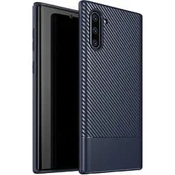 Чохол-накладка iPaky Moosy Series/TPU With Carbon Fiber Case Samsung Galaxy Note 10 Blue
