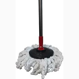 Набір для прибирання Zambak Plastik Spin Mop відро з педаллю та швабра 14 л (ZP-356) - мініатюра 6