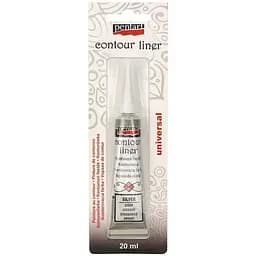 Контур универсальный Pentart Серебряный 20 мл