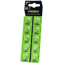 Батарейки AG11/LR721, Videx Excellent!, 10 шт, Blister