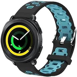 Спортивный ремешок Primo Perfor Classic для часов Samsung Sport Gear SM-R600 Black Blue