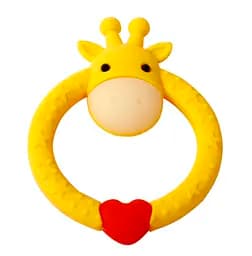 Прорезыватель для зубов Lindo Жираф, желтый (LI 322 жов)