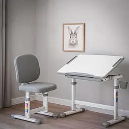 Комплект меблів Evo-kids Evo-06 Plus Grey: стіл+стілець (Evo-06 Plus G) - мініатюра 4