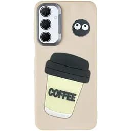 Чохол Epik TPU Leather Toys для Samsung Galaxy A36 5G/A56 5G Coffee/Sand