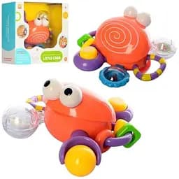 Погремушка в ручку Bambi Краб 838B-6 размер 15х15х9см