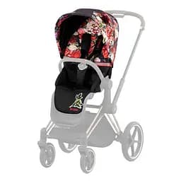 Комплект текстилю для прогулянкового блоку Cybex Priam Spring Blossom Dark, різноколір (521002817)