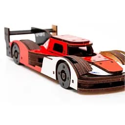 Дерев'яний 3D конструктор Racing Car PuzzleOk Puz-01037 146 деталей - мініатюра 2