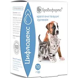 Цифлодекс Бровафарма краплі очні та вушні для собак 10 мл