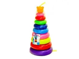 Развиваюча гра пірамідка №4 "Ведмедик великий" MToys 07014 пластик