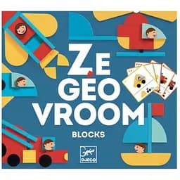 Набір дерев'яних геометричних фігур Ze Geo Vroom (DJ06436)