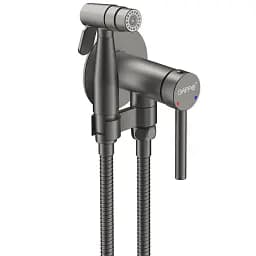 Гигиенический душ со встроенным монтажом GAPPO G7206-9, латунь, оружейная сталь.