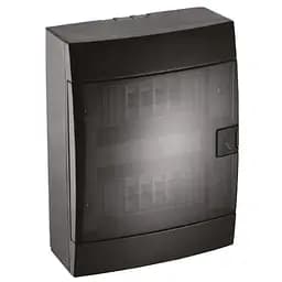 Електричний щиток зовнішній Horoz Electric 16 з пружинною системою блокування чорний