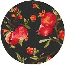 Картина по номерам Brushme Гранатовое дерево (Размер M) 30x30 см