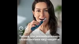 Електрична зубна щітка Philips Sonicare HX3689/42 серії 4100 синьо-зелена - мініатюра 8