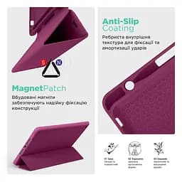 Чехол ArmorStandart Smart Fold Pen для iPad Pro 11 2022/2021/2020 Plum (ARM74954) - мініатюра 7