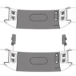 Силіконовий ремінець Primo для фітнес-браслета Huawei Honor Band 4/5 Grey - мініатюра 4