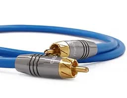 Сабвуферний кабель RCA-RCA Melodika Sky Blue SBS-W30 Subwoofer cable 3m