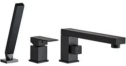 Смеситель для ванны Rea Glen black черный трехкомпонентный REA-B6630 Черный