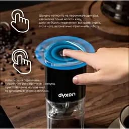 Кавомолка DYXON MEGAGRIND 155 Black (DXNKMMGGD155B) - мініатюра 2