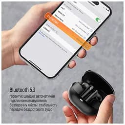 Навушники ColorWay Slim TWS-1 Earbuds Long Life Black (CW-TWS1BK1) - мініатюра 11