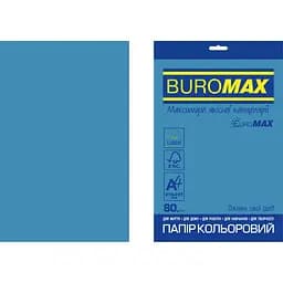 Папір кольоровий Buromax Euromax Intensiv А4 20 аркушів синій (BM.2721320E-02)