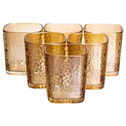 Набор стаканов 6 штук по 250 мл. Коричневый Yiwu HP-19-AY-3