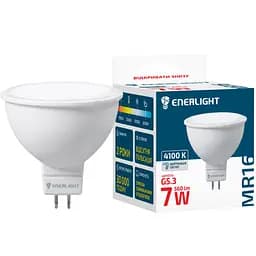 Світлодіодна лампа Enerlight MR16, 7W, 4100K, G5.3 (MR16G537SMDNFR)