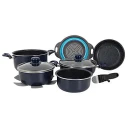 Набор столовой посуды 9 предметов Gimex Cookware Set induction Blue